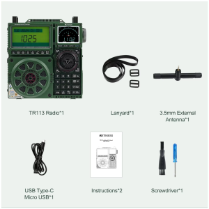 Retekess TR113 HF/VHF/UHF All-Mode Receiver - Image 3